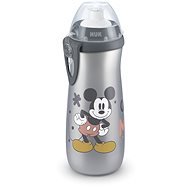 NUK fľaša Sports Cup, 450 ml – Mickey, sivá - Detská fľaša na pitie