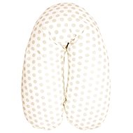 Nursing pillow beige with polka dots - Pillow