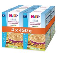 HiPP PRAEBIOTIK Multigrain with Plums 4 × 450g - Milk Porridge