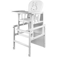 New Baby Borovicová stolička Zajačik - Stolička na kŕmenie