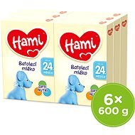 Hami 24+ Batoľacie mlieko 6× 600 g - Dojčenské mlieko