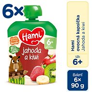 Hami Strawberry and Kiwi 6 × 90g - Baby Food