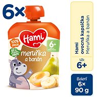 Hami Apricot and Banana 6 × 90g - Baby Food