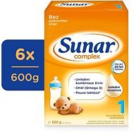 Sunar Complex 1 počiatočné dojčenské mlieko, 6× 600 g - Dojčenské mlieko