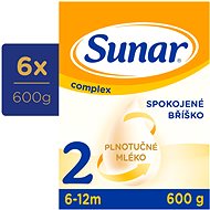 Sunar Complex 2 Continuation Infant Milk, 6×600 g + gift - Baby Formula