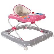 SUN BABY Bear with Rattles - Grey/Pink - Baby Walker