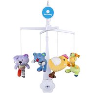 SUN BABY Plush Toys (Teddy Bear, Cat, Chick, Giraffe) - Cot Mobile