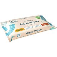Aqua Wipes BIO Aloe Vera 100% folding napkins 99% water, 64 pcs - Baby Wet Wipes