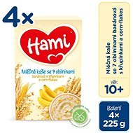 Hami Porridge with 7 Cereals - Banana with Crispies 4× 225g - Milk Porridge