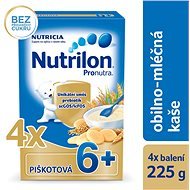 Nutrilon Pronutra Obilno-mliečna kaša piškótová 4× 225 g - Mliečna kaša