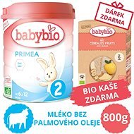 BABYBIO PRIMEA 2 Organic 800 g + Baby Organic Porridge 200g - Baby Formula