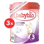 BABYBIO OPTIMA 3 Organic 3× 800g - Baby Formula