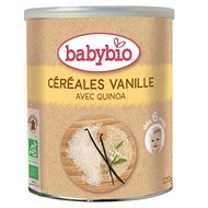 BABYBIO Rice Porridge with Quinoa and Vanilla 220g - Dairy-Free Porridge