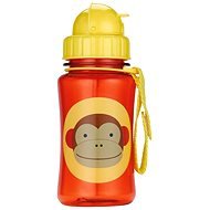 Skip Hop Zoo Bottle with a Straw  - Monkey - Children's Water Bottle