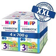 HiPP 3 Junior Combiotik 4× 700 g - Dojčenské mlieko