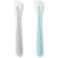 Skip Hop Silicone Spoons 6m+ Easy Feed Grey, Teal 2 pcs - Baby Spoon