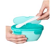 Skip Hop Bowl with Spoon in Case 3m+ Easy Serve Teal 240ml - Children's Bowl