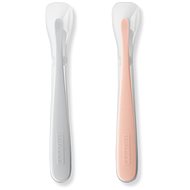 Skip Hop Silicone Spoons 6m+ Easy Feed Grey, Coral 2 pcs - Baby Spoon