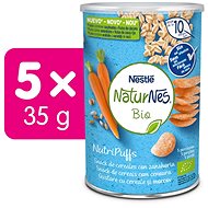 NATURNES Organic NutriPuffs Carrots 5× 35g - Crisps for Kids