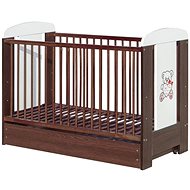COSING Cot KAMIL 120×60cm - Wenge/White - Cot