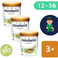 Kendamil Toddler Formula Organic 3 DHA+ (3× 800g) - Baby Formula