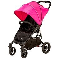 VALCO SNAP 4 BLACK - pink hood - Baby Buggy