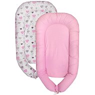 COSING SLEEPLEASE Pink Hearts - Baby Nest
