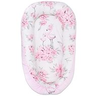 COSING SLEEPLEASE Peonies with Flamingos Pink - Baby Nest