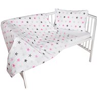 COSING 2-Piece Bedding Set - Stars Pink - Bed Linen