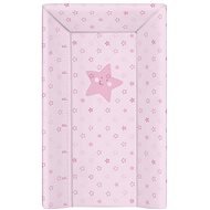Ceba Baby Soft pelenkázó alátét 80 cm háromszög alakú - csillagok, rózsaszínű - Pelenkázó alátét
