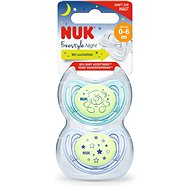 NUK FREESTYLE Night (0-6m) 2 Pcs Boy - Baby Pacifier