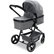 ASALVO CONVERTIBLE RISO Grey (2in1 + Car Seat) - Baby Buggy