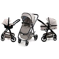 ASALVO CONVERTIBLE TWO+ Beige (2in1 + Car Seat) - Baby Buggy