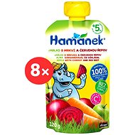 HAMÁNEK Apple with Carrot and Beetroot 8× 120g - Baby Food