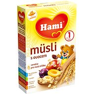 HAMI muesli with Fruit with 7 Cereals 12+ 4× 250g - Crisps for Kids