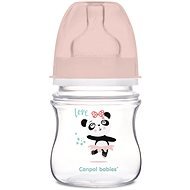 Canpol babies EXOTIC ANIMALS 120 ml ružová - Dojčenská fľaša