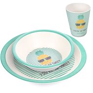 Canpol babies SO COOL Bamboo Set Pineapple 3 Pcs - Dish Set