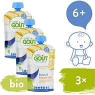 Good Gout Organic Banana yoghurt with lemon 3×90 g - Meal Pocket