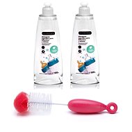 SUAVINEX SET for cleaning and disinfection 500 ml (2 pcs) + brush - pink - Detergent
