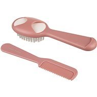 Canpol babies Comb and Brush Pink - Children's comb
