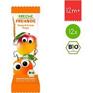 Freche Freunde BIO Ovocná tyčinka – Mango a pomaranč 12× 23 g - Sušienky pre deti