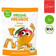 Freche Freunde Organic Fruit Chips - Mango 3× 14g - Children's Cookies