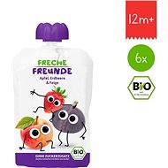 Freche Freunde BIO Apple, strawberry and fig 6×100 g - Meal Pocket