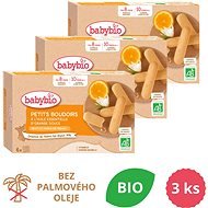 BABYBIO Sponge Cakes with Sweet Orange Essential Oil 3× 120g - Children's Cookies