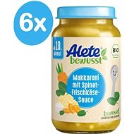 ALETE Organic Vegetables with Macaroni and Cheese, 6×220g - Baby Food