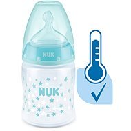 NUK FC+ cumisüveg hőmérséklet-szabályozóval 150 ml türkizkék színben - Cumisüveg