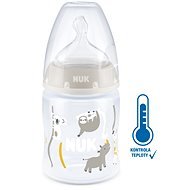 NUK FC+ Fľaša s kontrolou teploty 150 ml béžová - Dojčenská fľaša