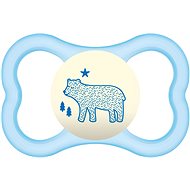 MAM Dummy AIR NIGHT 6m+ Light Blue - Baby Pacifier