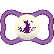 MAM Dummy AIR NIGHT 6m+ Purple - Baby Pacifier