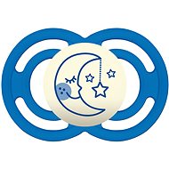 MAM Dummy PERFECT NIGHT 6m+ Blue Moon - Baby Pacifier